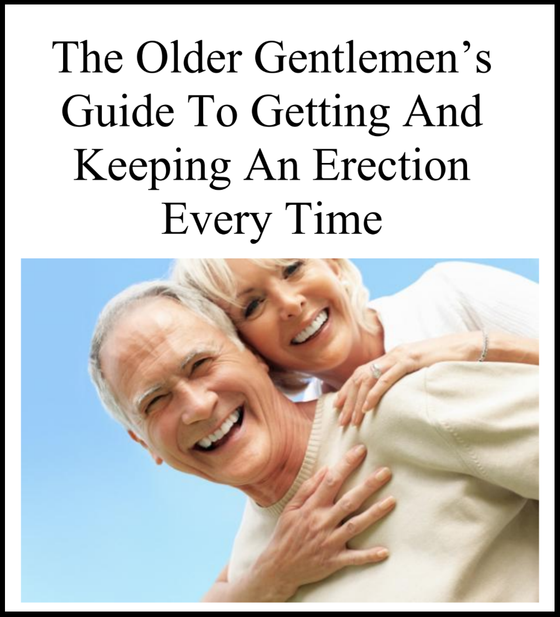 Older Gentlemans Guide Report